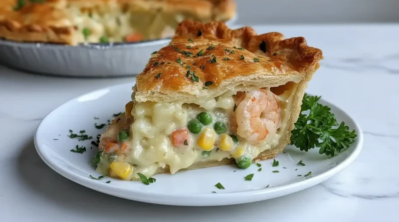 Florida Shrimp Cheddar Pie Recipe