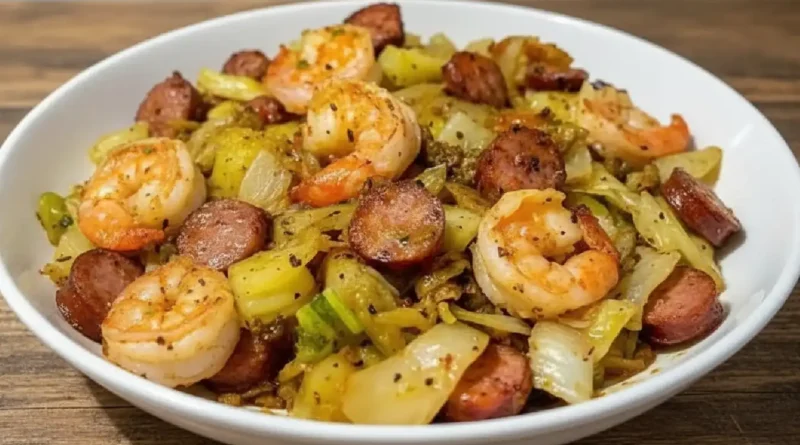 Fried Cabbage with Shrimp