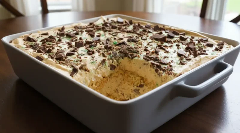 Peppermint Crisp Tart