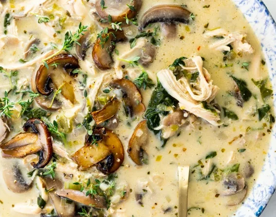 Rotisserie Chicken Mushroom Soup