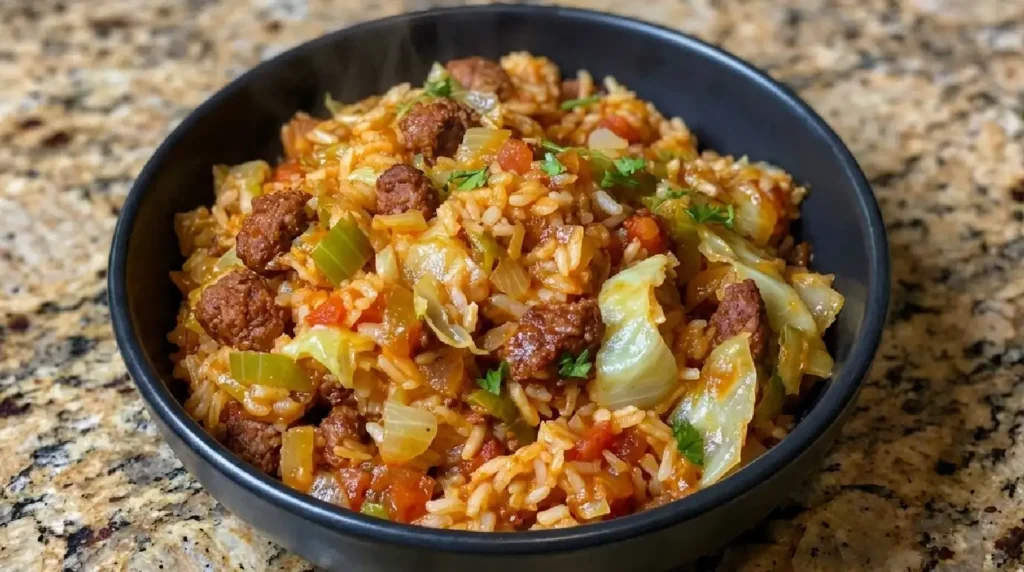 Cajun Cabbage Jambalaya Recipe