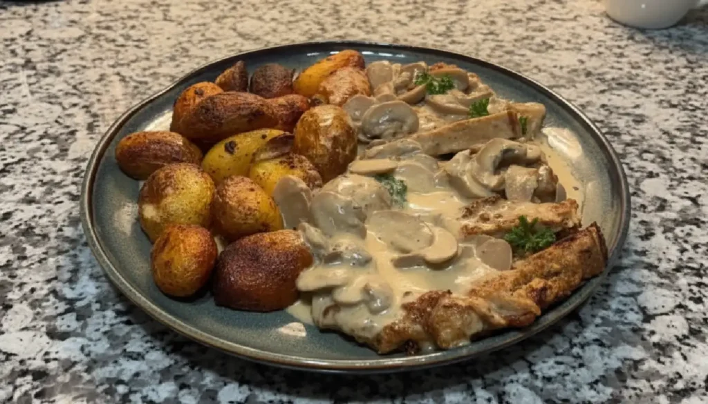Easy Creamy Garlic Chicken Thighs