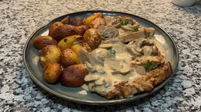Easy Creamy Garlic Chicken Thighs