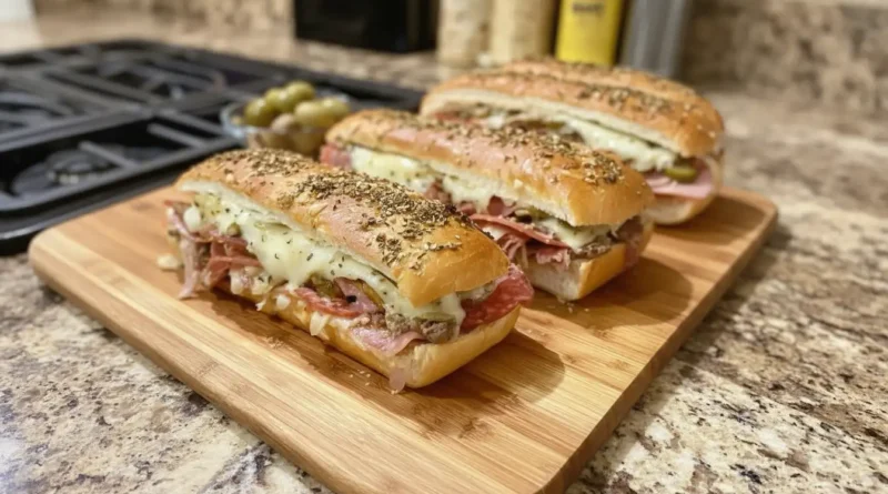 Giant Muffaletta Italian Sandwich Recipe