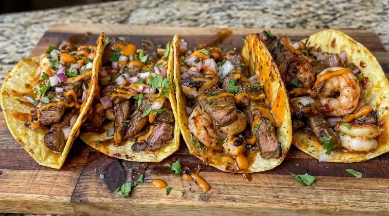 Best Shrimp and Steak Tacos Recipe
