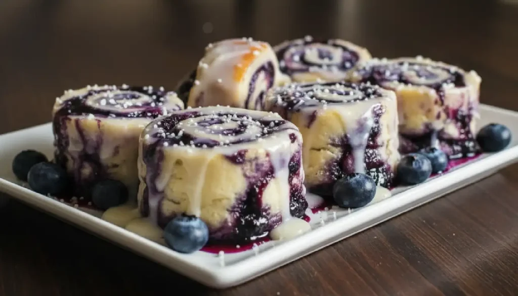 Easy Blueberry Cheesecake Rolls