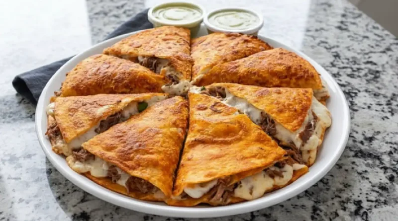 Cheesy Beef Quesadilla Recipe