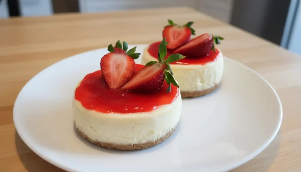 Mini Strawberry Cheesecakes Recipe