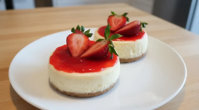 Mini Strawberry Cheesecakes Recipe