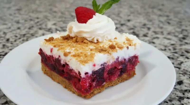 Raspberry Icebox Cake
