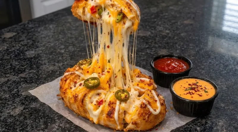 Cheesy Chicken & Corn Stuffed Bread Rolls
