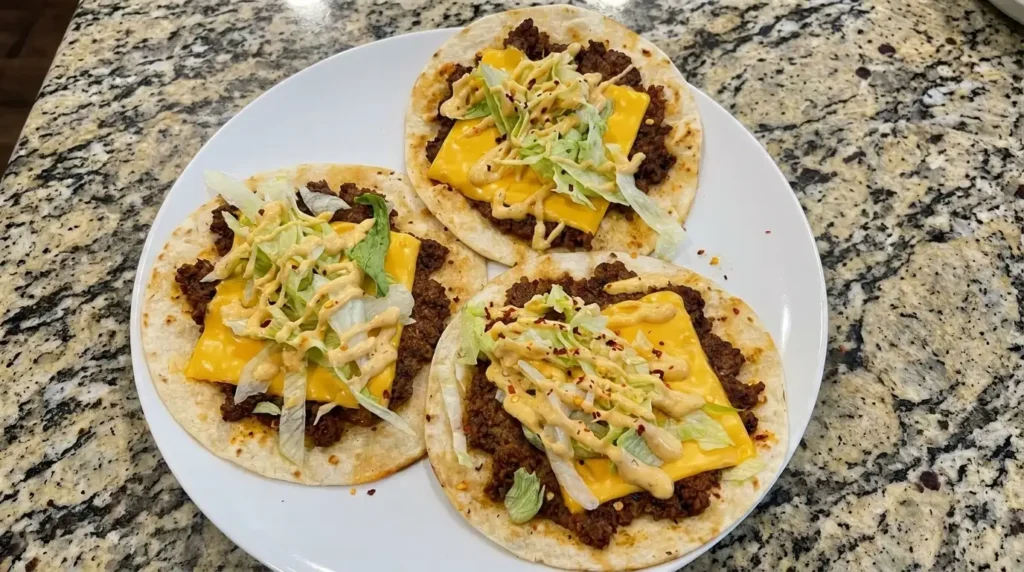 Easy Big Mac Tacos Recipe