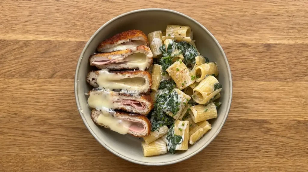 Easy Chicken Cordon Bleu Pasta Recipe