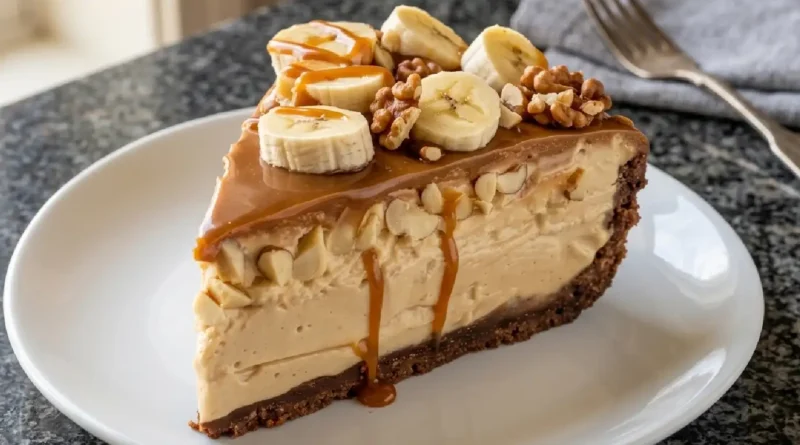 Banana Caramel Nut Cheesecake Recipe