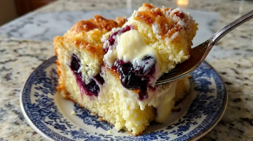 Blueberry Cream Cheese Muffin Cake