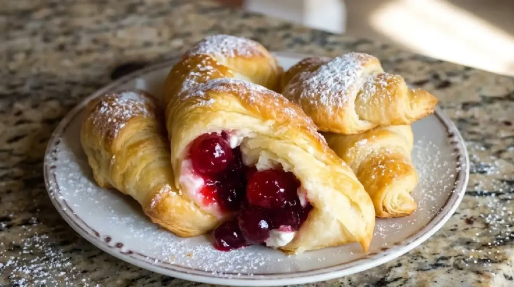 Cherry Filled Crescent Rolls