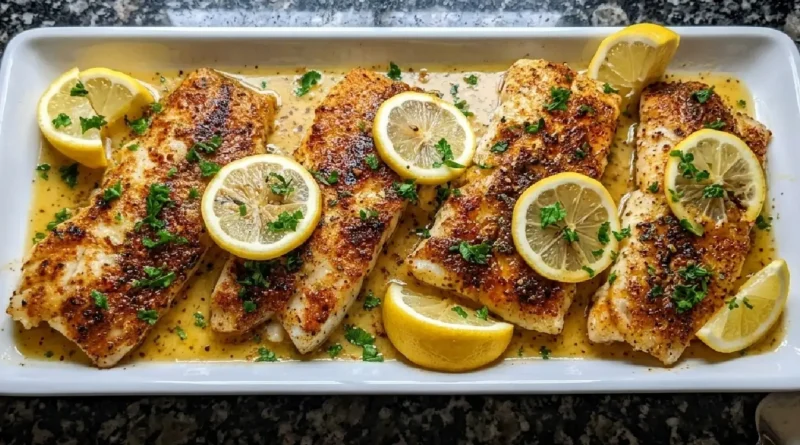 Lemon Butter Fish Fillet Recipe