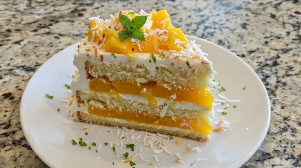 Mango Coconut Cheesecake Cake Recipe: Creamy, Tropical, and Completely Irresistible