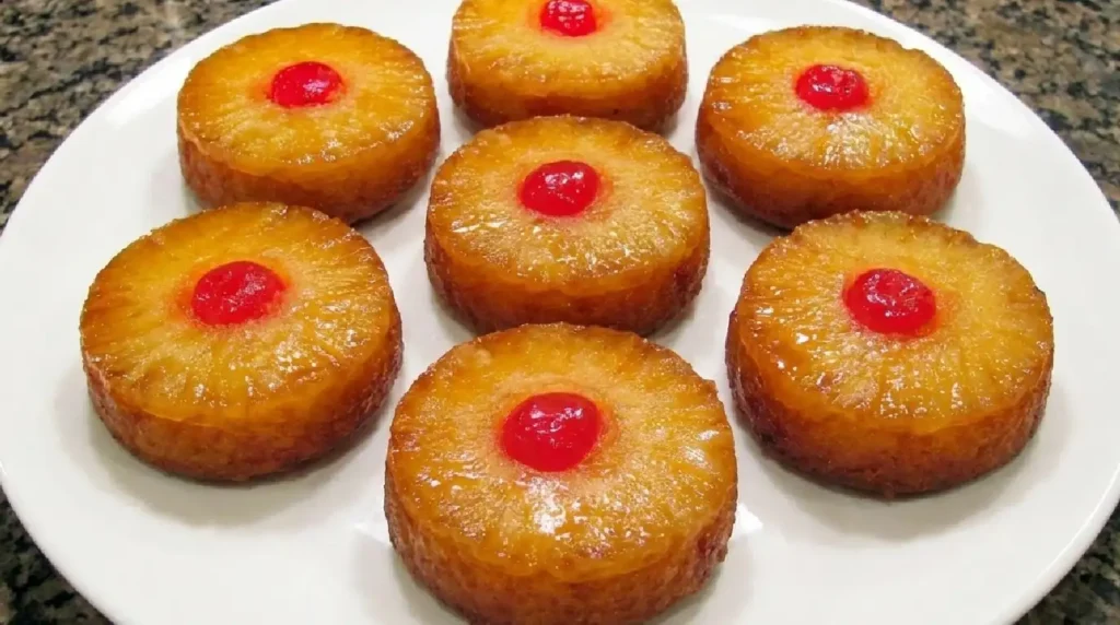 Mini Pineapple Upside Down Cakes