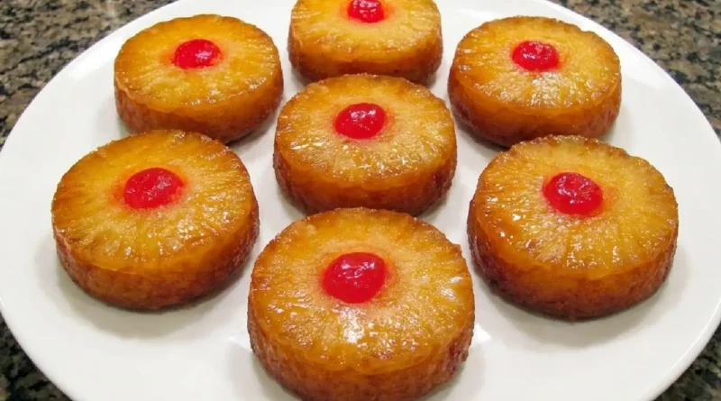 Mini Pineapple Upside Down Cakes