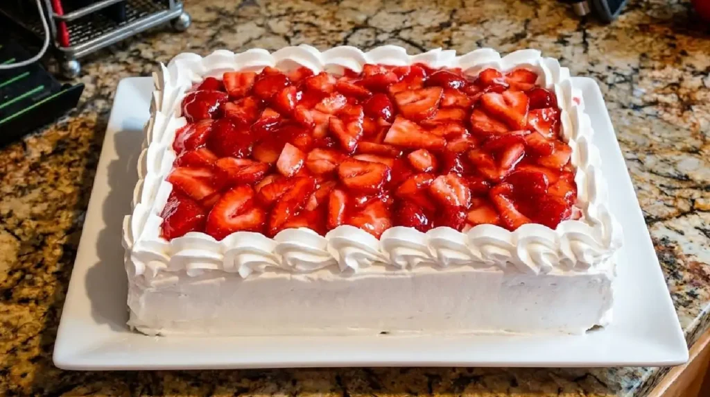 Strawberry Cream Cake Recipe