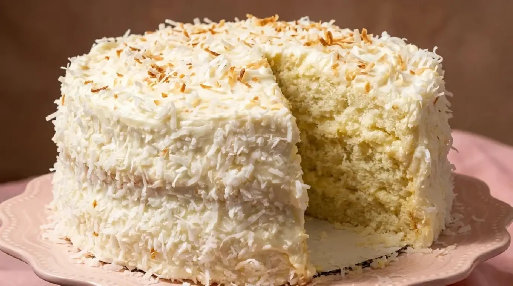 Triple Layer Coconut Cake Recipe