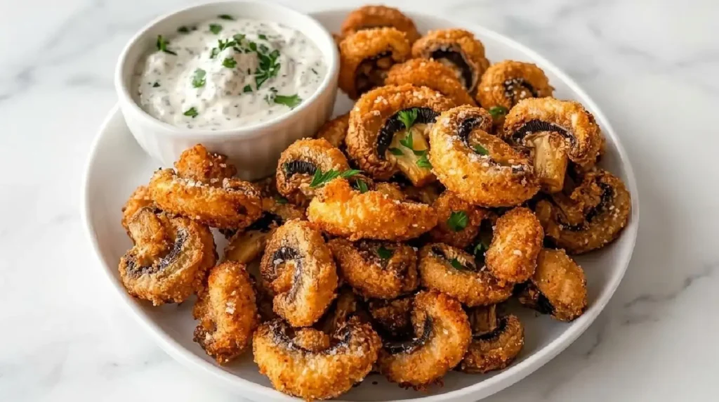 Crispy Fried Mushrooms Recipe