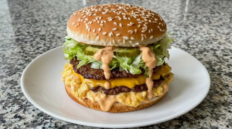Homemade Big Mac Recipe with Perfect Sauce Recipe