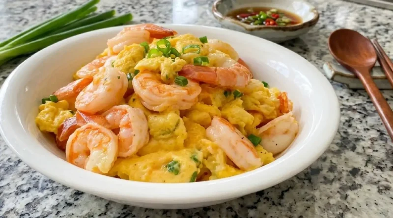 Classic Shrimp and Soft Scrambled Egg Stir-Fry