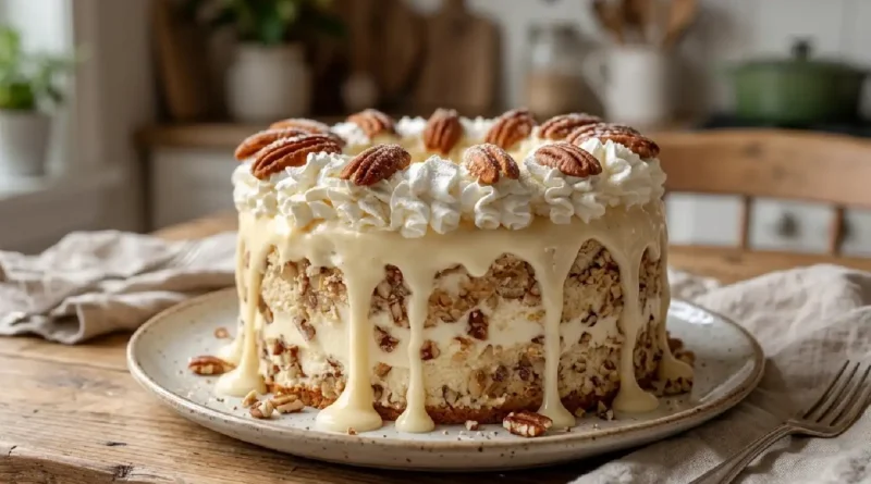 Creamy Butter Pecan Tres Leches Cake Recipe