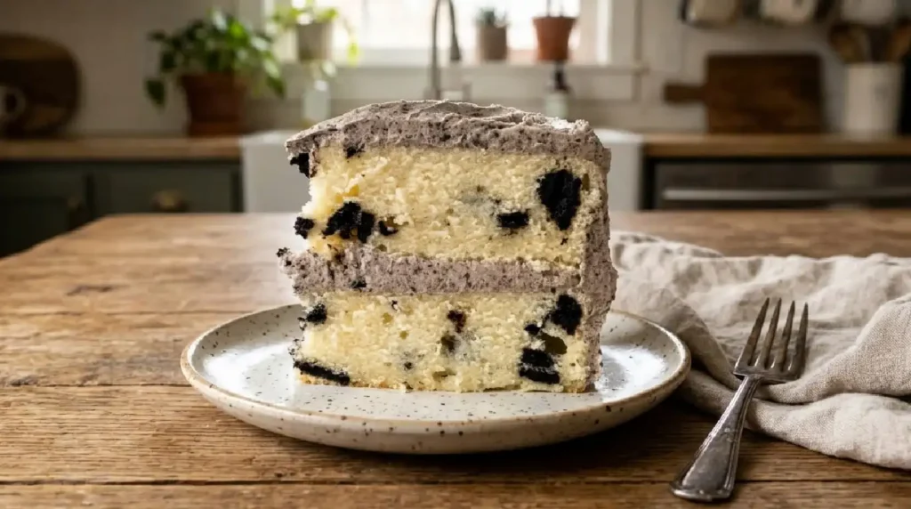 Oreo Cake with Cookies and Cream Frosting